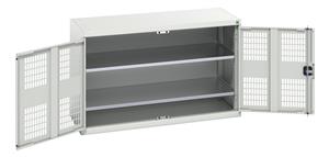 Bott Verso Ventilated door Tool Cupboards Cupboard with shelves Verso 1300W x 550D x 800H Cupboard MD 2 Shelves